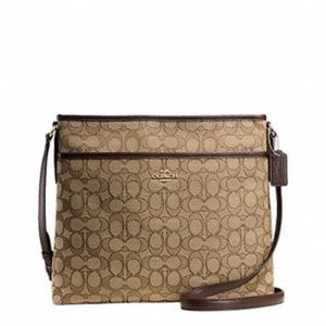 Coach File Crossbody Khaki/Brown
